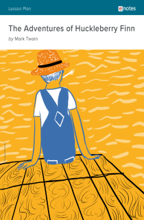 the book cover of The Adventures of Huckleberry Finn eNotes Lesson Plan