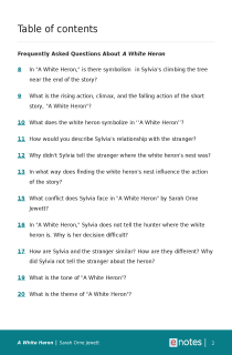 the white heron character analysis