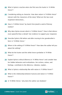 Preview image of Popular Questions About A White Heron