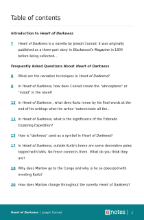 Preview image of Popular Questions About Heart of Darkness
