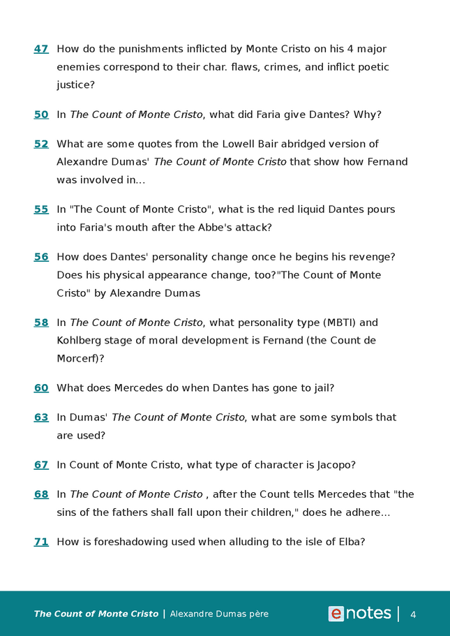 popular questions about the count of monte cristo preview image 4