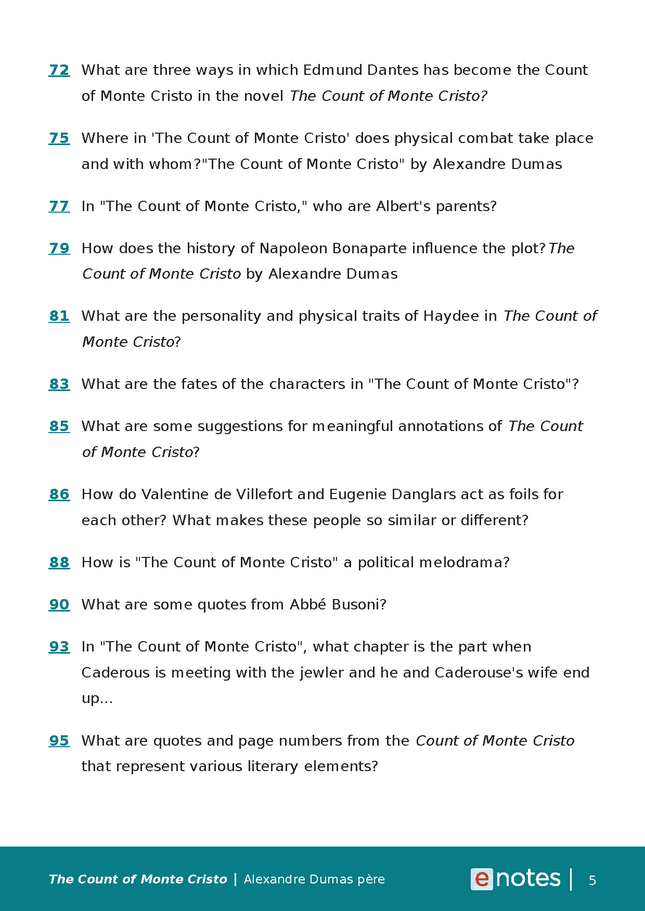 popular questions about the count of monte cristo preview image 5