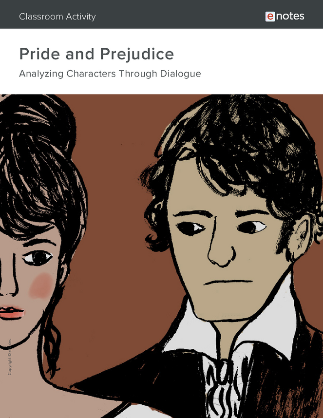 pride and prejudice dialogue analysis activity preview image 1