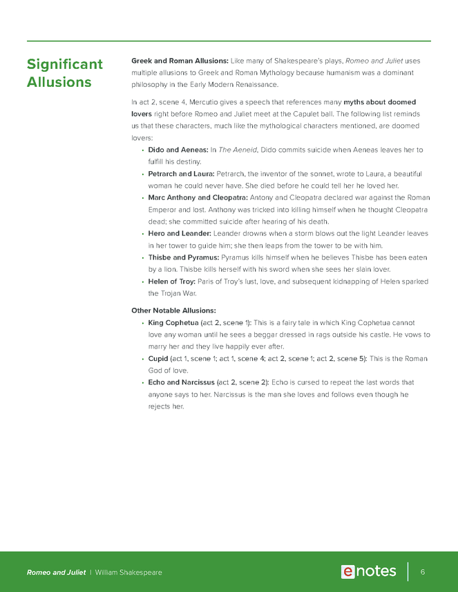 romeo and juliet enotes teaching guide preview image 6