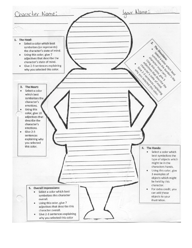 romeo and juliet: characterization activity preview image 1