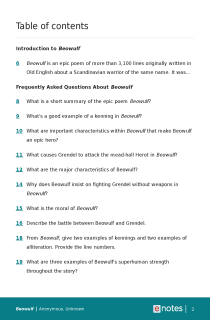 Preview image of Popular Questions About Beowulf