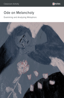 the book cover of Ode on Melancholy Metaphor Activity