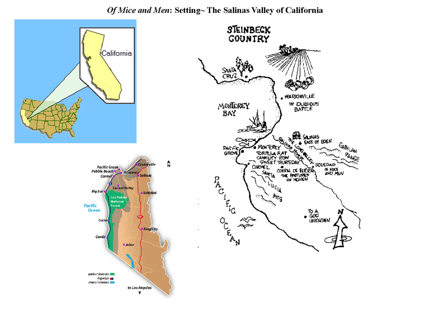 setting in of mice and men: map preview image 1