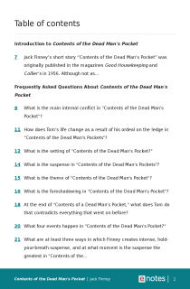 Preview image of Popular Questions About Contents of the Dead Man's Pocket