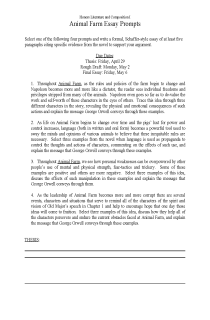 the book cover of Essay Prompts for Animal Farm