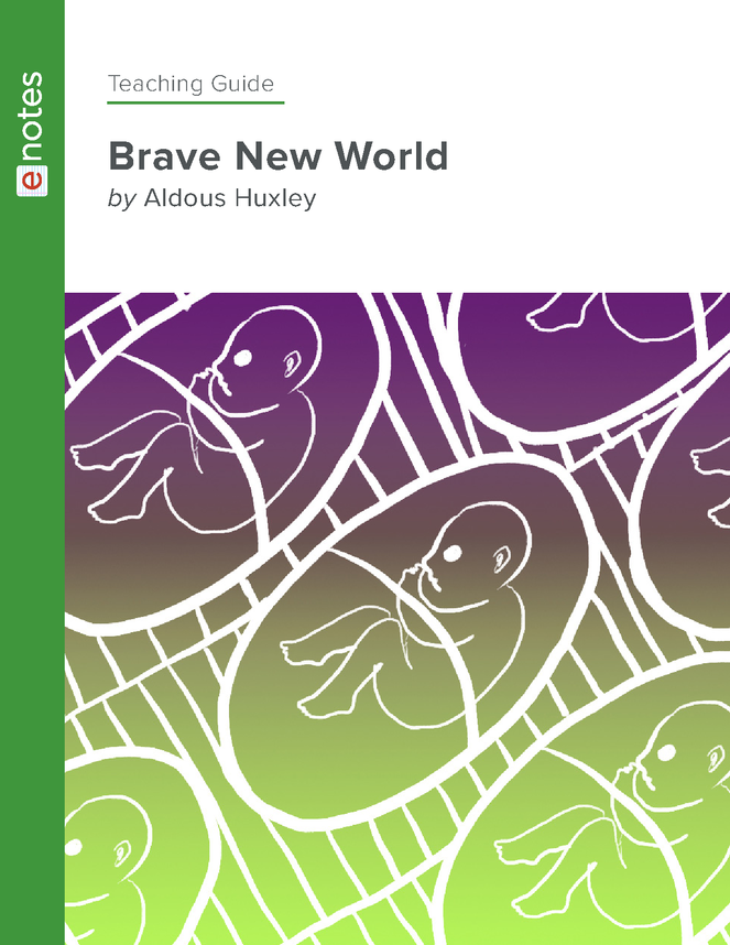brave new world enotes teaching guide preview image 1