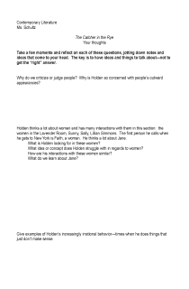 the book cover of Questions for 8-14 of The Catcher in the Rye