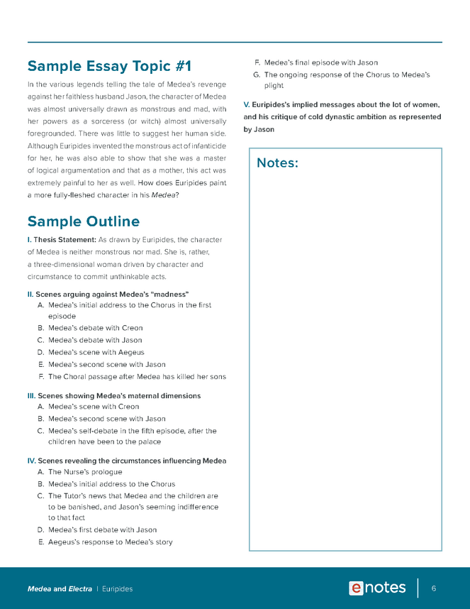 medea and electra essay topics and outlines preview image 6