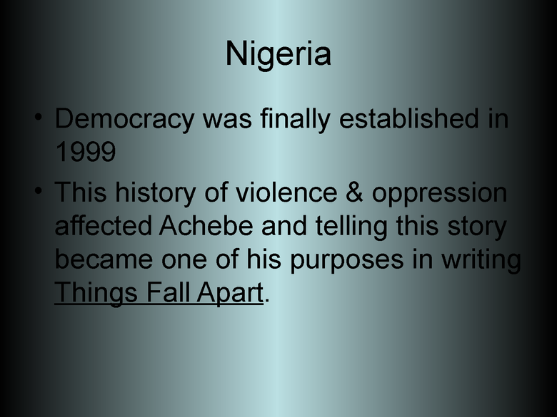 things fall apart: introduction powerpoint preview image 6