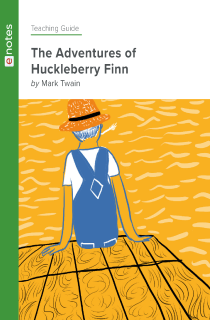 the book cover of The Adventures of Huckleberry Finn eNotes Teaching Guide