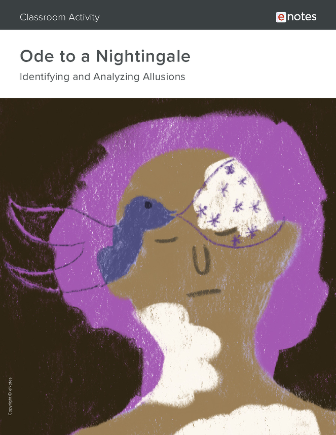 ode to a nightingale allusion activity preview image 1