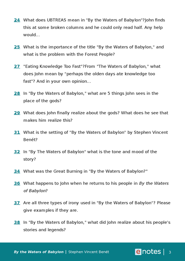 popular questions about by the waters of babylon preview image 3