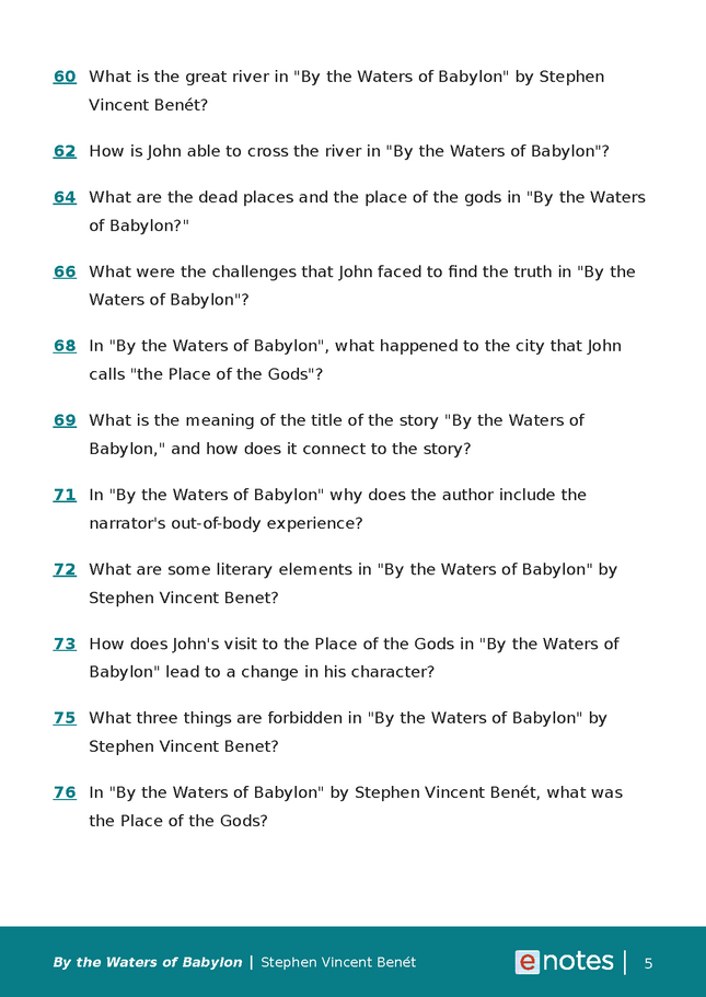 popular questions about by the waters of babylon preview image 5