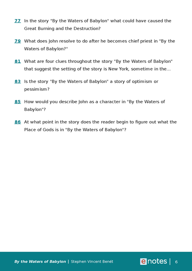 popular questions about by the waters of babylon preview image 6