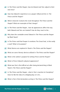 Preview image of Popular Questions About The Prince and the Pauper