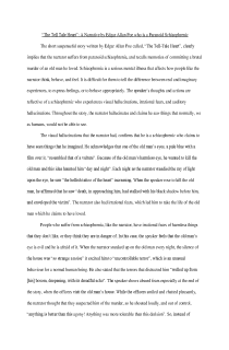 Cover image of Essay on "The Tell-Tale Heart"