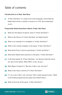 Preview image of Popular Questions About A Red, Red Rose
