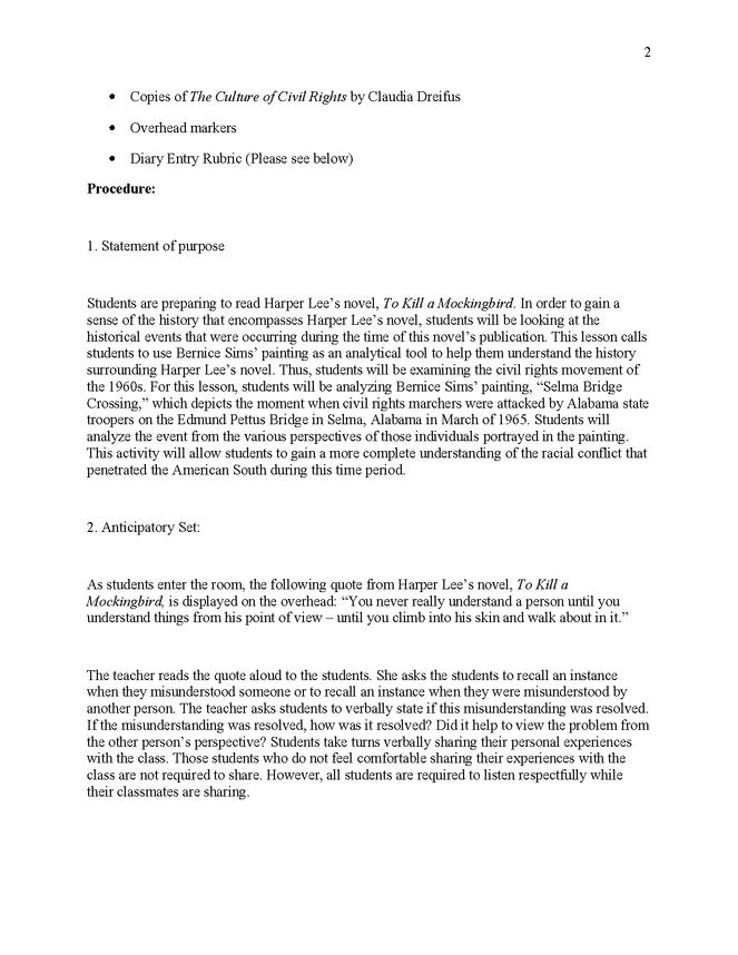 Harper Lee's To Kill a Mockingbird - Analyzing Race Relations with the ...