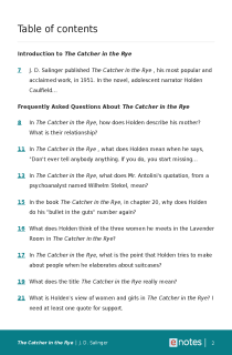 Preview image of Popular Questions About The Catcher in the Rye