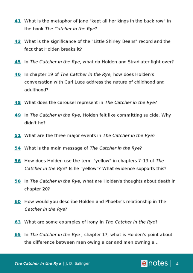 popular questions about the catcher in the rye preview image 4