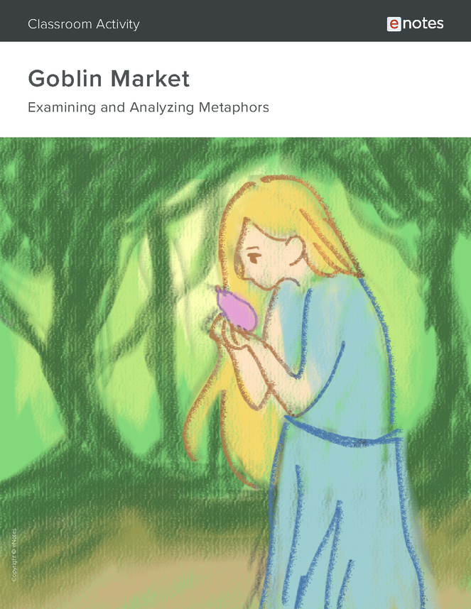 goblin market metaphor activity preview image 1