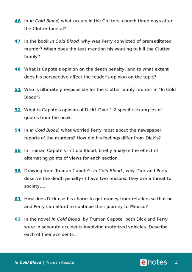 popular questions about in cold blood preview image 4