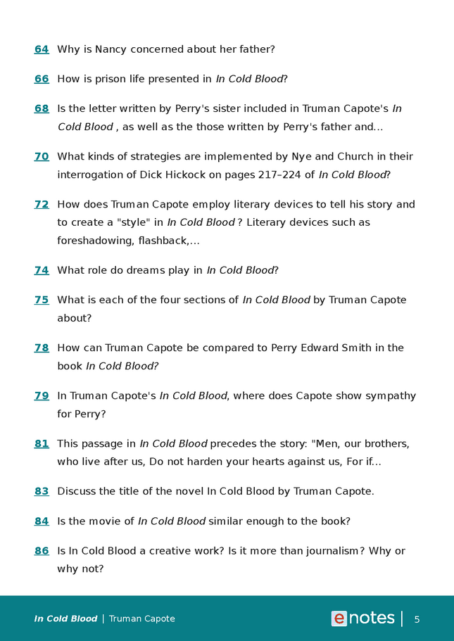 popular questions about in cold blood preview image 5