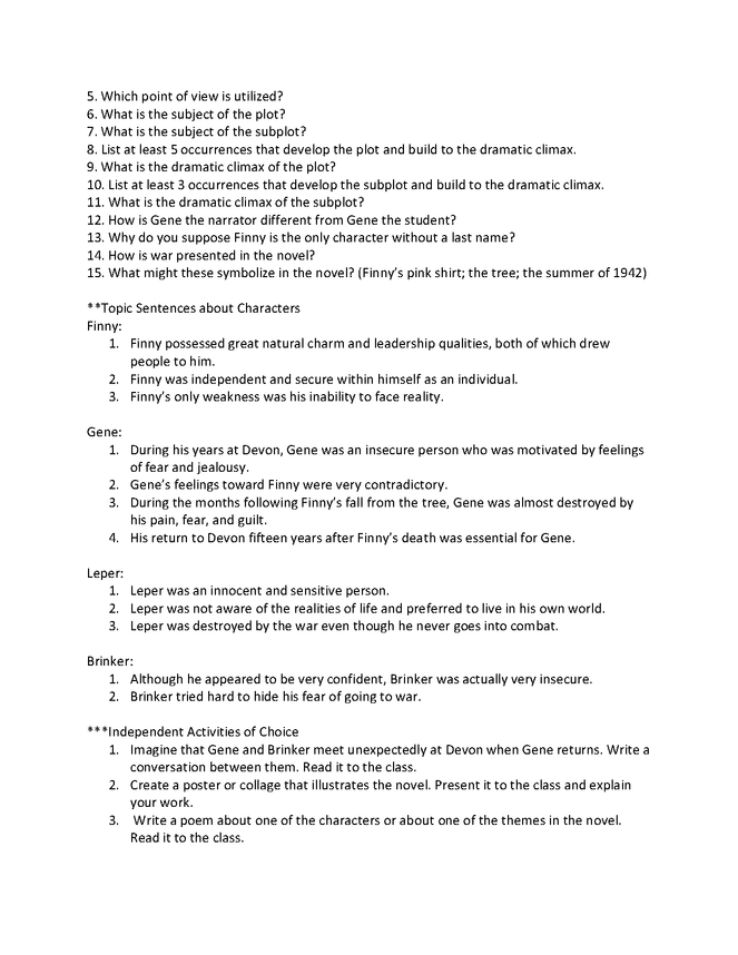 unit plan: a separate peace preview image 2