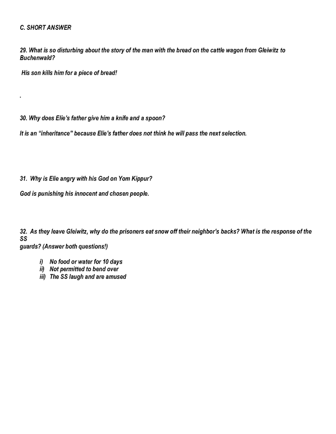 night quiz/answer key p. 63-end preview image 5