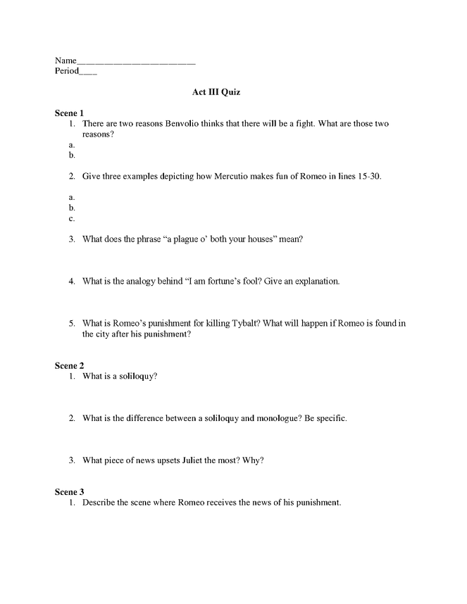 romeo and juliet act iii quiz preview image 1