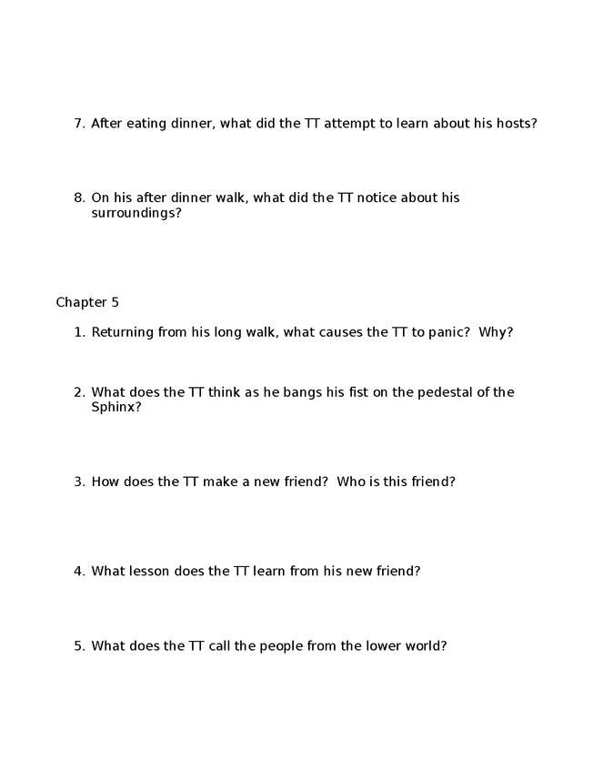 time machine study guide/review sheets preview image 3